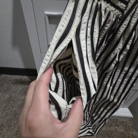Bishop + Young Striped Jumpsuit Size Med - Picture 6 of 6